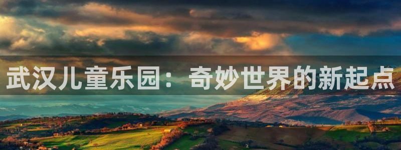 武汉儿童乐园：奇妙世界的新起点