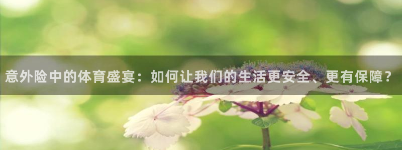 意外险中的体育盛宴：如何让我们的生活更安全、更有保障？