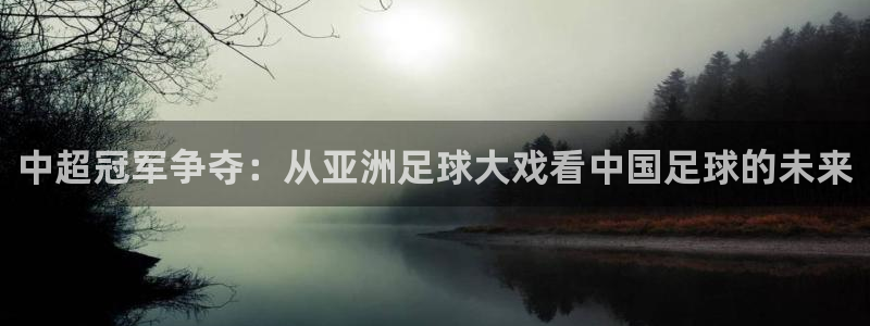 中超冠军争夺：从亚洲足球大戏看中国足球的未来