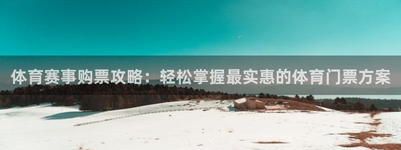 体育赛事购票攻略：轻松掌握最实惠的体育门票方案